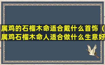 属鸡的石榴木命适合戴什么首饰（属鸡石榴木命人适合做什么生意好）