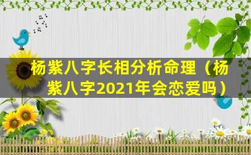 杨紫八字长相分析命理（杨紫八字2021年会恋爱吗）